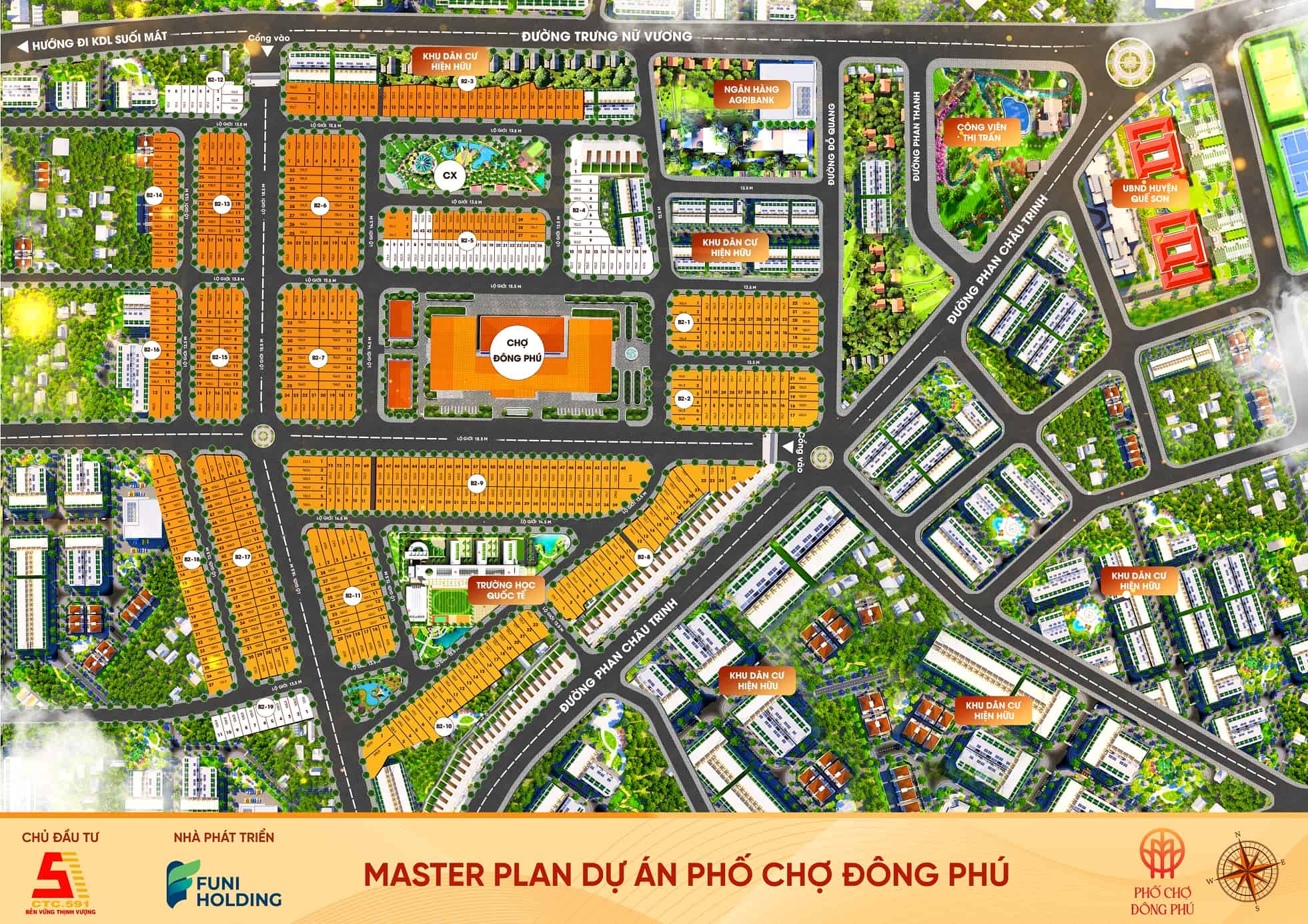 Master Plan Khu Phố Chợ Đông Phú